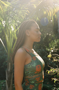 Bralette largo Iris Amor Verde