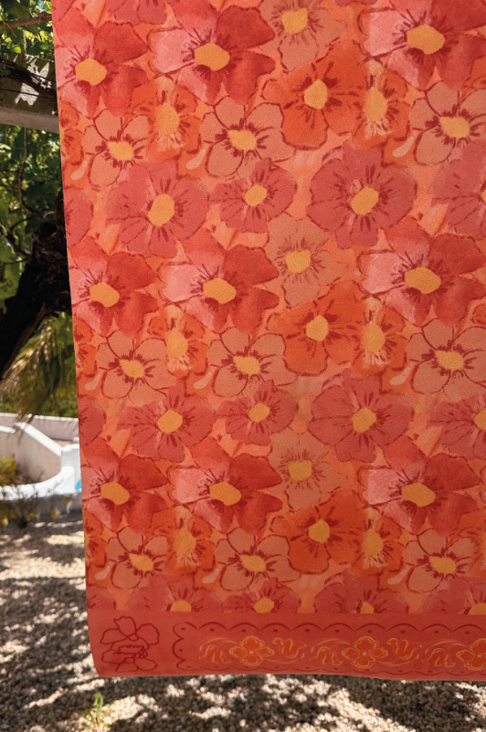 Alfombra de campo de flores