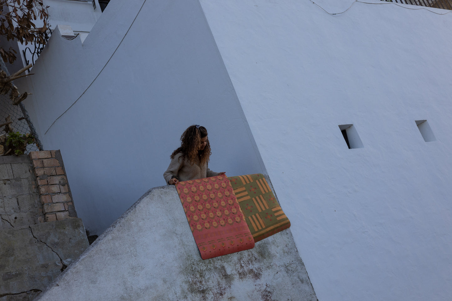 Alma lua : accessoires de yoga fleuris et studio créatif coloré